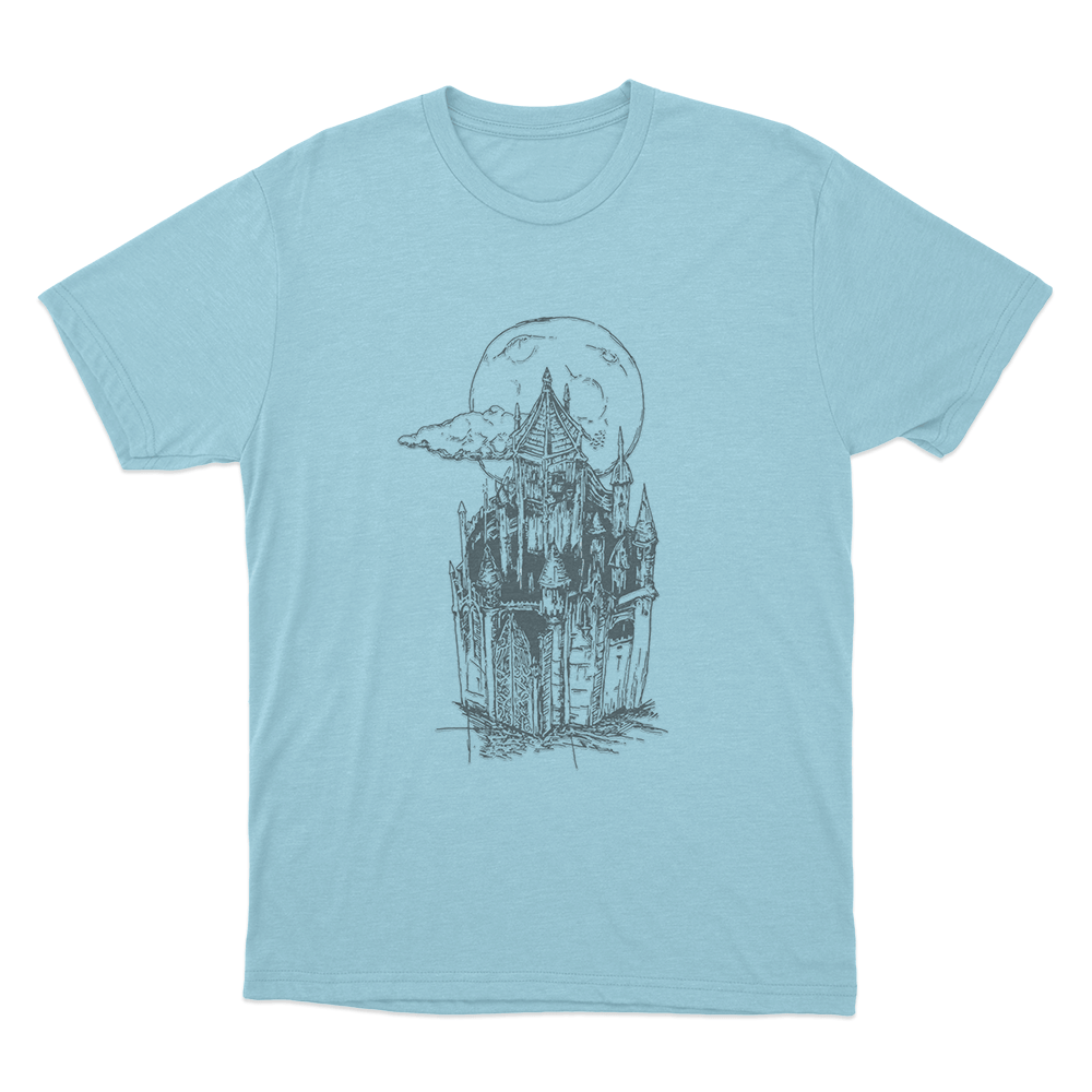 Castles Unisex T Shirt Sky Blue Castles Unisex T Shirt Sky Blue