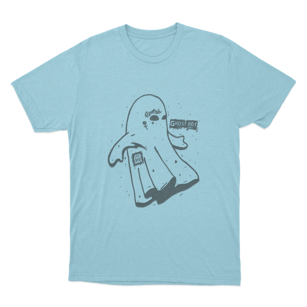 Ghost Boy Unisex T Shirt Sky Blue Ghost Boy Unisex T Shirt Sky Blue
