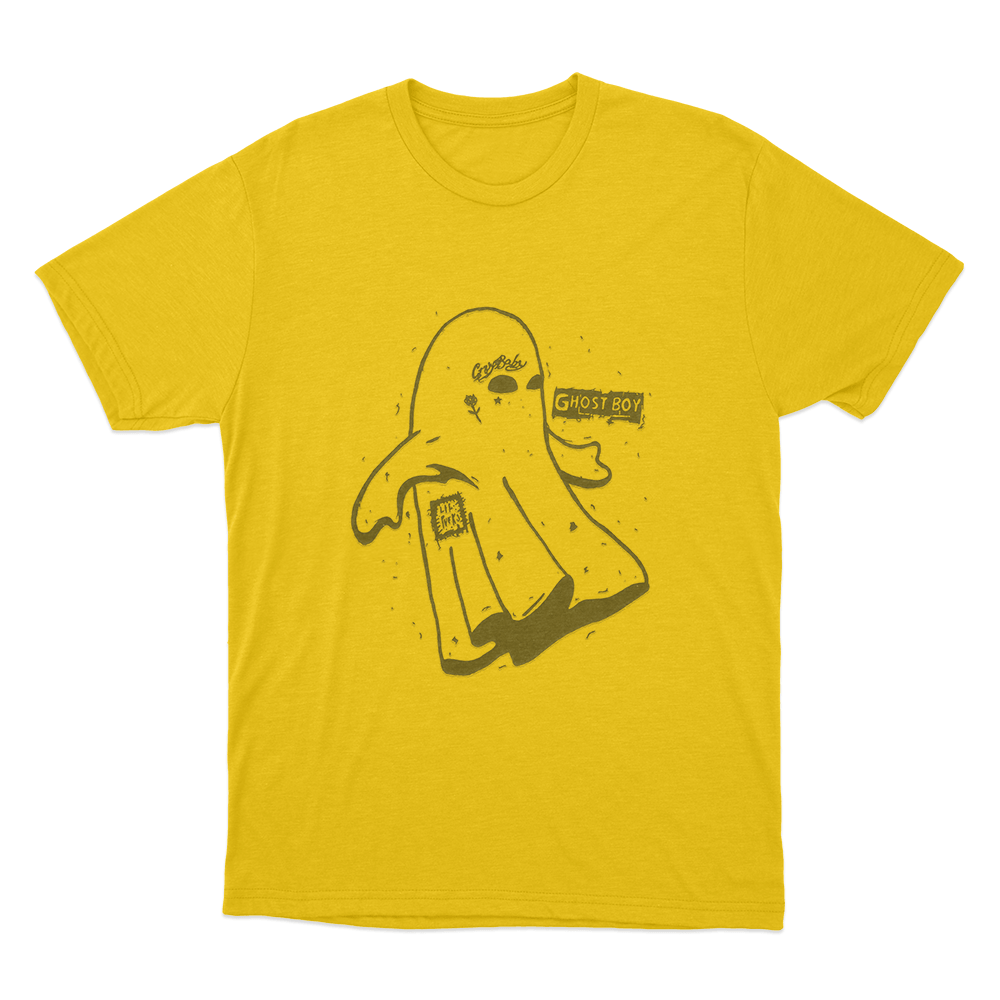Ghost Boy Unisex T Shirt Yellow Ghost Boy Unisex T Shirt Yellow