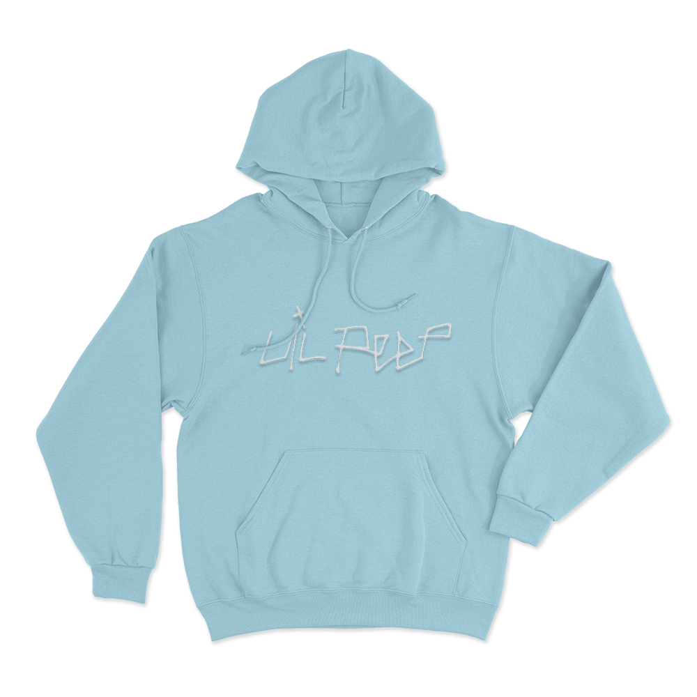 Lil Peep Unisex Hoodie Sky Blue Lil Peep Unisex Hoodie Sky Blue