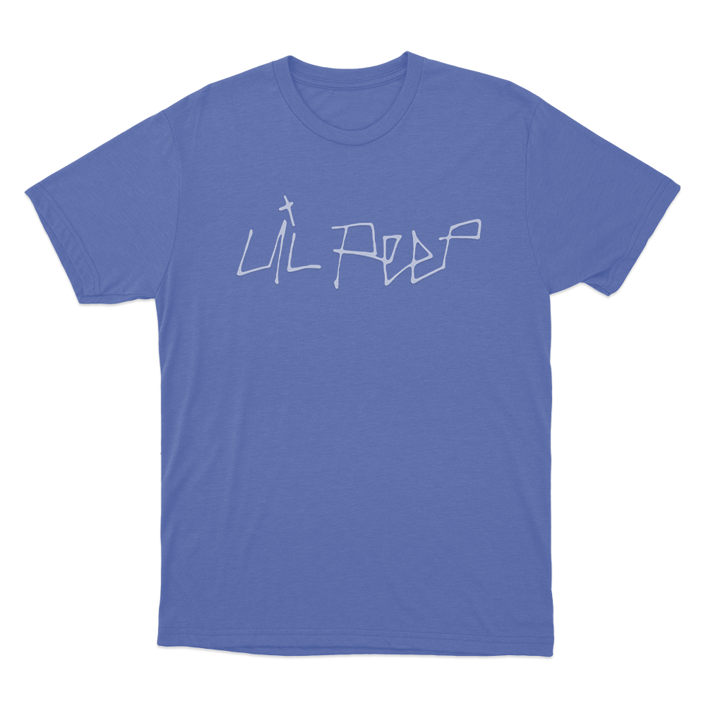 Lil Peep Unisex T Shirt Blue Lil Peep Unisex T Shirt Blue